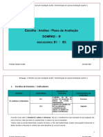 4ª Sessão_Escolha_Análise e Avaliação_DomínioB_Indicadores B1_B3_Elisabete Carvalho_09