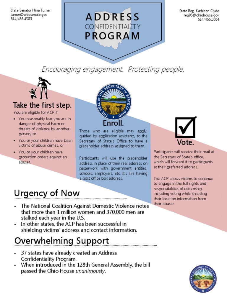 Address Confidentiality Program Flyer PDF