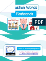 Question Words Flashcards