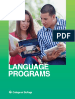 language brochure