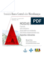 Apresentacao Sobre Moedas Sociais - Banco Central