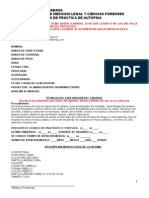 Formato Informe de Autopsia para Estudiante U. Sabana - Version 2010-1