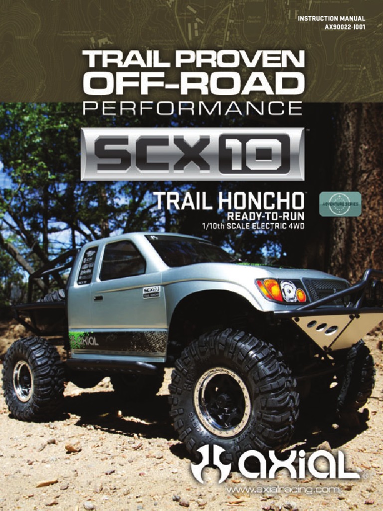 SCX10 Parts and Assembly Guide | PDF | Axle | Gear
