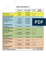 Agenda Del Curso 10 de Septiembre