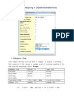 Gradebook Weighting Defaults Explained