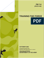 FM 7-0 Training The Force