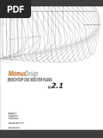 Momus Design CNC Router Manual Version 2.1