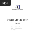 Wing in Ground Effect