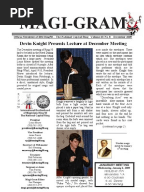 Ring 50 Magi-Gram Dec 2009