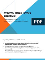 Strategi Menulis Teks Akademik