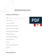 Ficha de Inscripcion2010