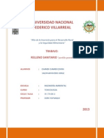 Relleno Sanitario Portillo Grande Universidad Nacional Federico Villarreal