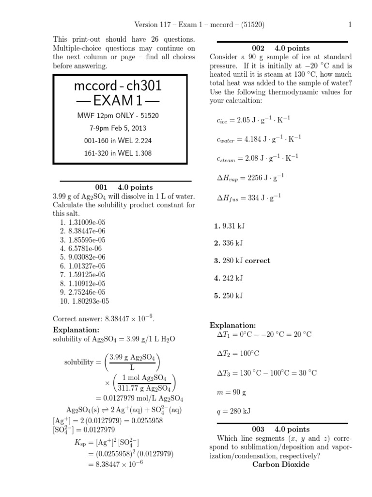 Chemistry test 1 answers image