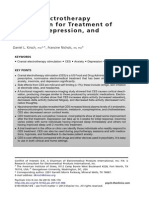 Cranial Electrotherapy Stimulation for Treatment of Anxiety Depression and Insomnia