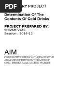 Chemistry Project Shivam