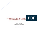 Introduction To Matlab For engineers