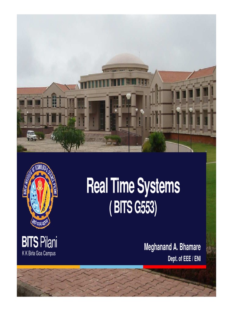 Real Time Systems Course Overview | PDF