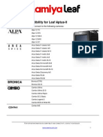 Leaf Aptus Compatibility