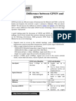 What's The Difference Between GPON and EPON