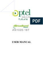 AN1020-16T User Manual