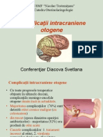 Complicaţii Intracraniene Otogene