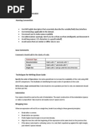 Java Coding Standards