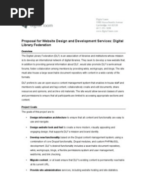 Website proposal 