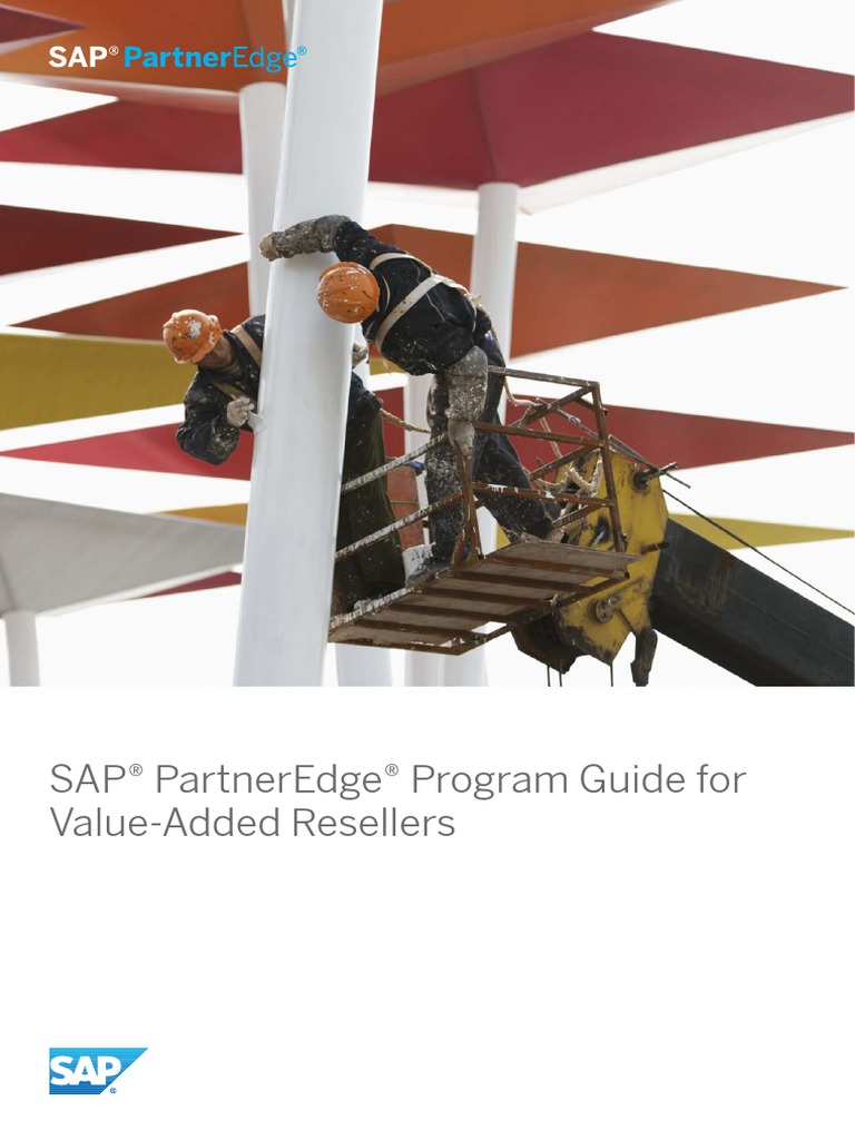 Sap Partneredge Program Guide For Value Added Resellers Pdf Sap Se