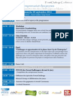 Conférence D'entreprenariat Sept 2014 PDF