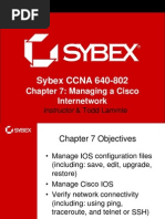 Sybex CCNA 640-802: Chapter 7: Managing A Cisco Internetwork