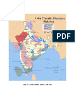 Map No 1: India Climatic Disasters Risk Map