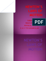NEWTONS LAWS OF MOTION