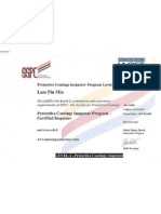 SSPC PCI Certificate