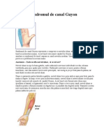 Sindromul de Canal Guyon