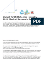 Global TVOC Detector Industry 2014 Market Research Report
