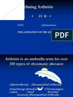 Defining Arthritis: Arth + It Is