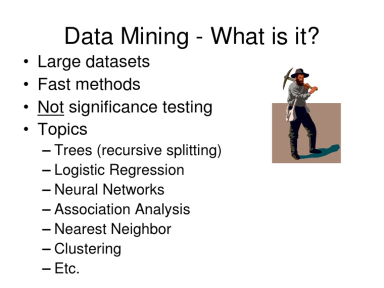 Understanding Data Mining Techniques | PDF | Teaching Methods ...