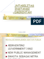 Akuntabilitas Instansi Pemerintah: Pusdiklatwas BPKP 1
