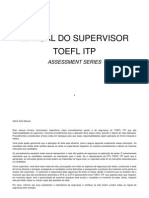 TOEFL ITP Supervisor´s Manual em portugues