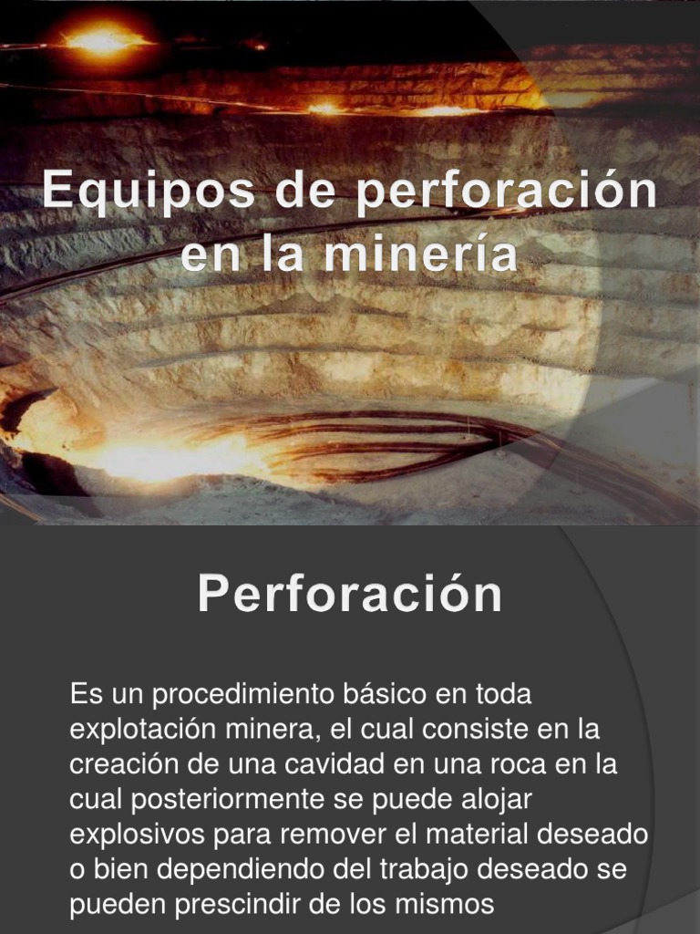 Guía de Perforación en Minería | PDF