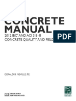 Concrete Manual Toc