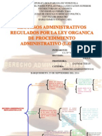 Recursos Administrativos Regulados Por La Ley Organica de Procedimiento Administrativo (L.o.p.a.) .