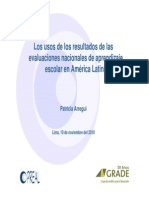 Uso de Resultados de Evaluaciones PDF