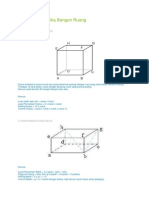 Rumus Matematika Bangun Ruang