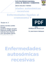 Enfermedades Recesivas y Ligadas Al Cromosoma y , Fibrosis Quistica