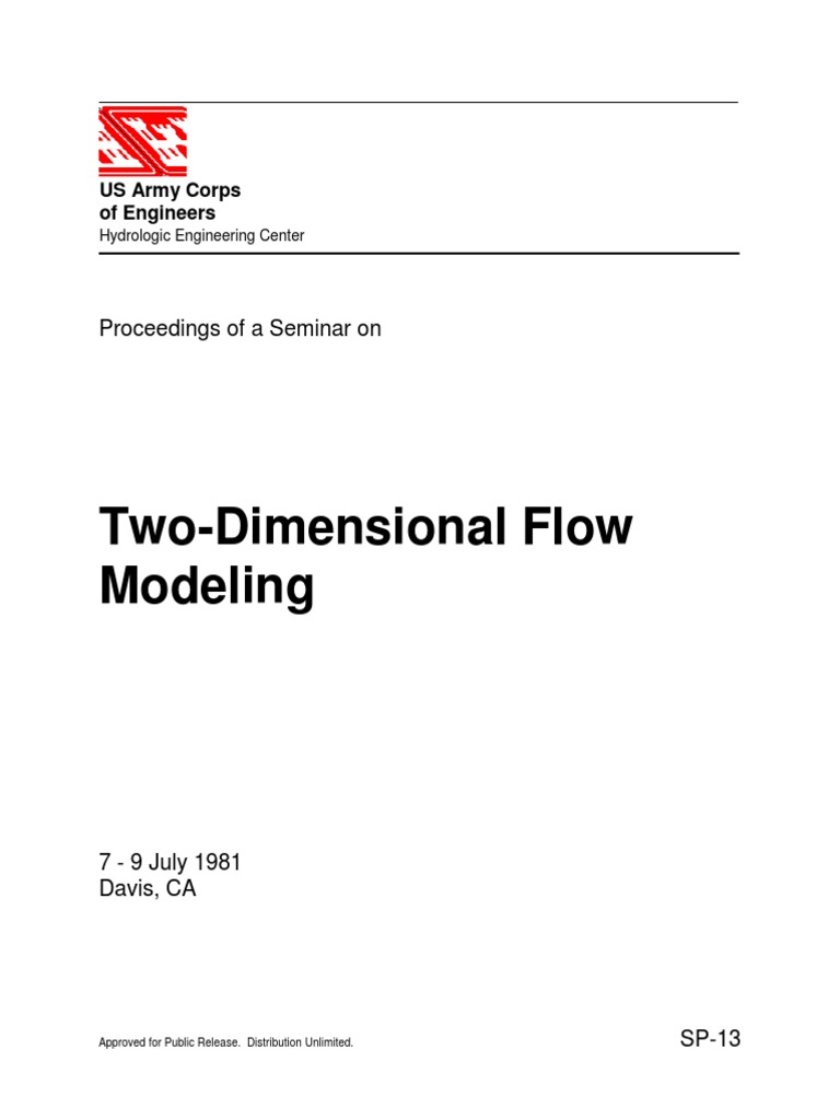 Two-Dimensional Flow Modeling Seminar | PDF | Fluid Dynamics | Simulation