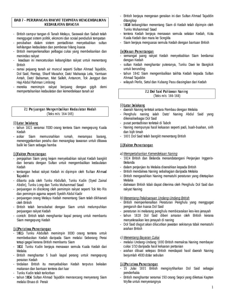 Perjuangan Rakyat Tempatan Pdf