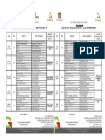 Tercera Oportunidad de Examenes de Recuperación Sep - 2014