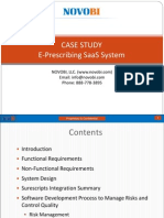 Case Study - EPrescribing SaaS System