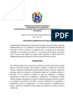 Providencia Administrativa #048-2014 - Adecuación de Precios Justos - Arroz, Maiz y Café - 1